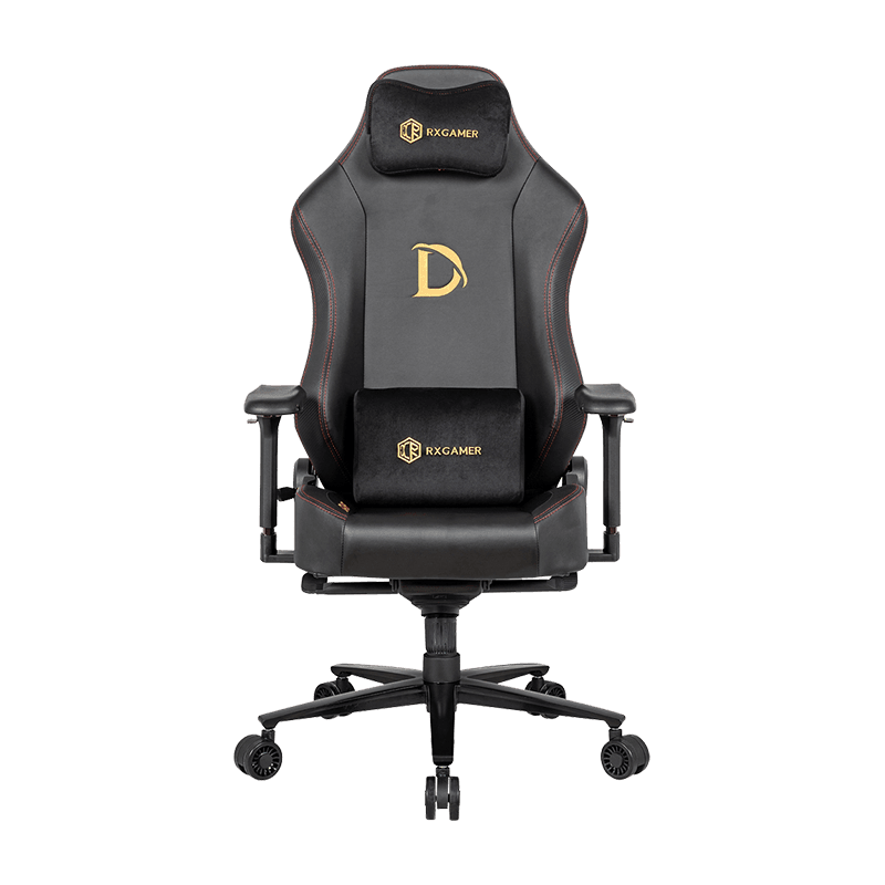 RXGAMER RX-2061 เก้าอี้เล่นเกมคอมพิวเตอร์แบบยกที่วางแขน 4D ด้านหลังสูง